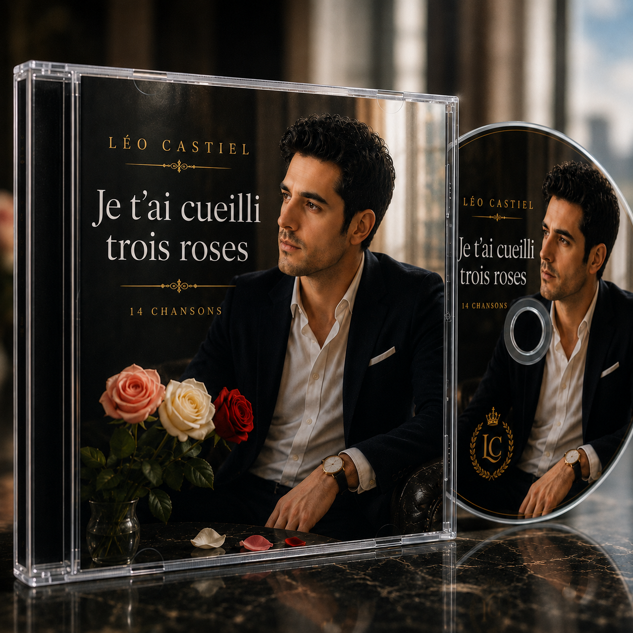 Je t'ai cueilli trois roses